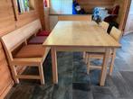 Eettafel en stoelen en banken, Ophalen, Gebruikt, 50 tot 100 cm, Vijf personen of meer