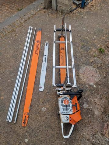Kompleete sawmill met stihl ms881 kettingzaag  beschikbaar voor biedingen