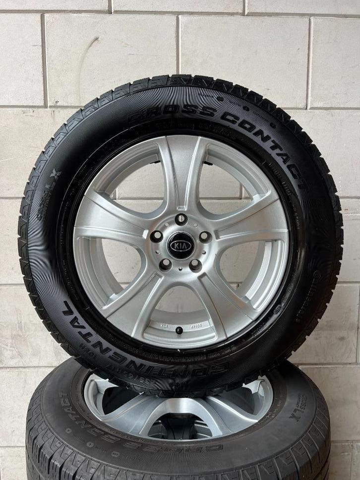 Winterset Kia Sportage velgen met winterbanden 17 inch, Auto-onderdelen, Banden en Velgen, Banden en Velgen, Winterbanden, 16 inch