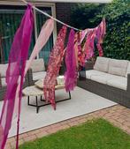 Bohemian Ibiza linten slinger 7 mtr rose, goud, lila, Ophalen of Verzenden, Zo goed als nieuw