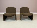 2 vintage Artifort Alky fauteuils in nette staat, Huis en Inrichting, Fauteuils, Gebruikt, Metaal, Ophalen