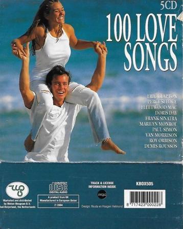 100 Love Songs 5XCD BOX beschikbaar voor biedingen