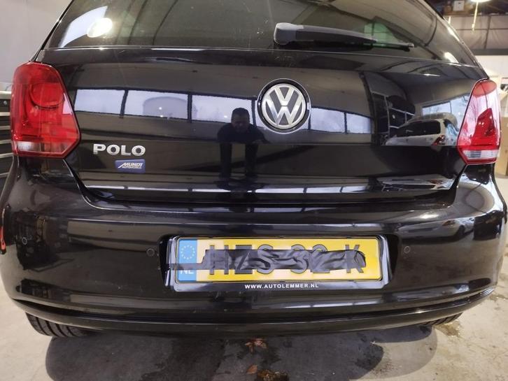 achterbumper VW Polo 6R PDC zwart metallic LC9X, Auto-onderdelen, Carrosserie en Plaatwerk, Bumper, Volkswagen, Achter, Gebruikt