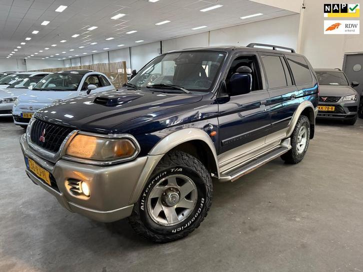 Mitsubishi Pajero Sport 2.5 TDI GLS Panel Van / GRIJS KENTEK, Auto's, Bestelauto's, Bedrijf, Te koop, 4x4, ABS, Airbags, Airconditioning