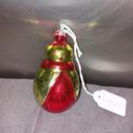 B922 oude kerstbal lieveheersbeestje 7,5 cm, Diversen, Kerst, Ophalen of Verzenden, Gebruikt