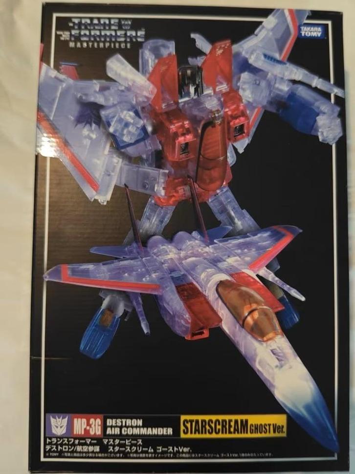 Transformers Masterpiece Starscream Ghost MP-3G MSIB, Verzamelen, Transformers, Nieuw, G1, Decepticons, Ophalen of Verzenden