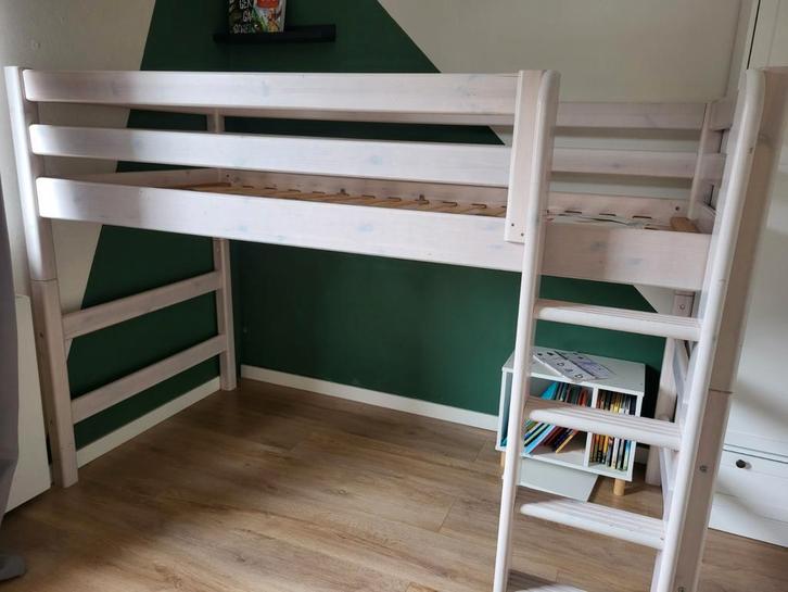 flexa hoogslaper, Kinderen en Baby's, Kinderkamer | Stapelbedden en Hoogslapers, Gebruikt, Hoogslaper, Ophalen