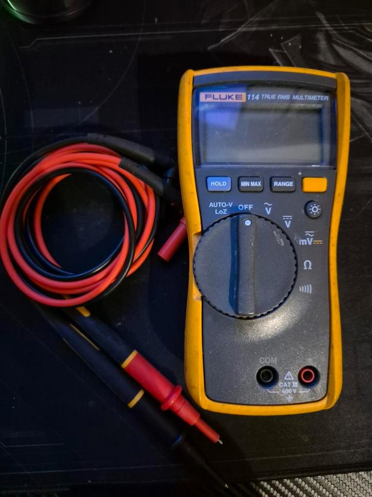 Fluke 114 Multimeter - Elektra Meten, Doe-het-zelf en Verbouw, Meetapparatuur, Ophalen of Verzenden