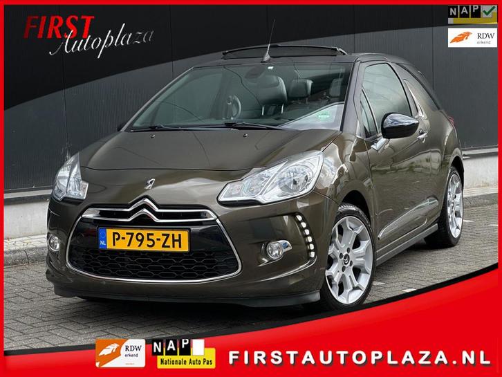 Citroen DS3 1.6 THP Sport Chic CABRIO LEDER/NAVI/6-BAK/CRUIS, Auto's, Citroën, Bedrijf, Te koop, DS3, ABS, Airbags, Airconditioning
