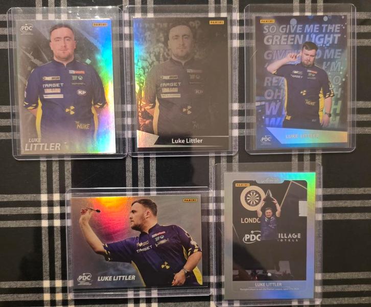 Complete set Luke Littler Panini Premier League 2025 kaarten, Sport en Fitness, Darts, Nieuw, Overige typen, Ophalen of Verzenden
