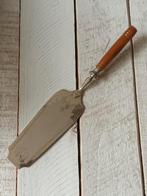 Vintage Taartschep met houten handvat, Ophalen of Verzenden
