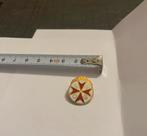 vintage EHBO jaar insigne 15 speld/button, Verzamelen, Speldjes, Pins en Buttons, Ophalen of Verzenden, Zo goed als nieuw, Overige onderwerpen
