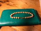 Parel armband met 14 krt. Gouden sluiting, Sieraden, Tassen en Uiterlijk, Antieke sieraden, Ophalen of Verzenden, Goud, Armband