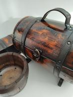 Jack Daniels drank kistjes en bloempot, Gebruikt, Ophalen of Verzenden, Minder dan 5 flessen, Minder dan 50 cm