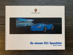 NEDERLANDSE brochure Porsche 911 997 Speedster 2010 nieuw!!, Boeken, Porsche, Nieuw, Ophalen of Verzenden, Porsche