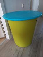 Opbergton, Kunststof, Gebruikt, Mand, Rond