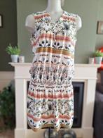 K-Design K Design vogel wit groen jurk L Gratis Verzenden !, K-design, Verzenden, Wit, Maat 42/44 (L)