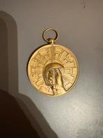 Medaille , vuist zwaard, militaire, zilver, 2e prijs, ‘59, Postzegels en Munten, Penningen en Medailles, Verzenden, Zilver