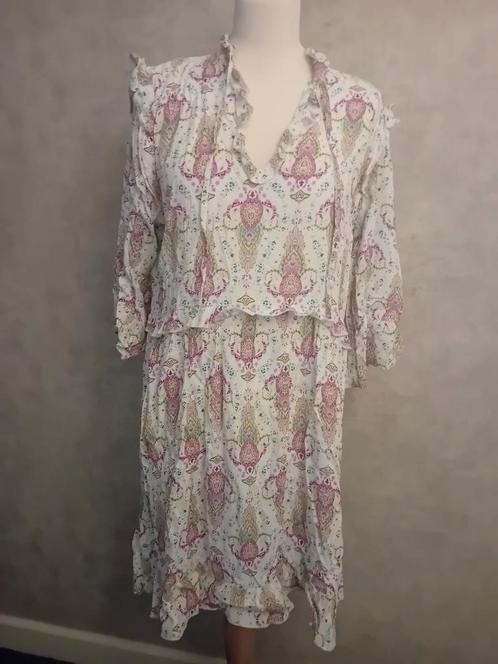 > Leuke jurk, My Jewellery! z.g.a.n., Kleding | Dames, Jurken, Zo goed als nieuw, Maat 42/44 (L), Paars, Boven de knie, Ophalen of Verzenden
