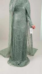 Galajurk mintgroen, Kleding | Dames, Gelegenheidskleding, Verzenden, Zo goed als nieuw, Groen, Galajurk