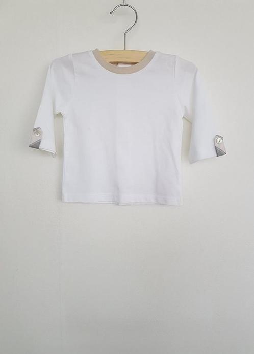Burberry Baby shirtje wit 62, Kinderen en Baby's, Babykleding | Maat 62, Zo goed als nieuw, Verzenden
