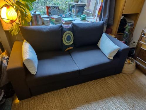 Gratis slaapbank, Huis en Inrichting, Slaapkamer | Slaapbanken, Gebruikt, 180 cm, 220 cm, Tweepersoons, Zwart, Ophalen