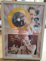 Freddie Mercury "Gesigneerd" Artwork in fotolijst, Ophalen of Verzenden, Zo goed als nieuw, Poster, Artwork of Schilderij, Gesigneerd