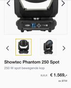 Showtec Phantom 250 Spot Moving  Head met Flightcase, Muziek en Instrumenten, Licht en Laser, Ophalen, Zo goed als nieuw, Licht