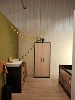 Europe Baby Nova babykamer zwart/eiken, Kinderen en Baby's, Kinderkamer | Commodes en Kasten, Ophalen, 50 tot 70 cm, 105 cm of meer