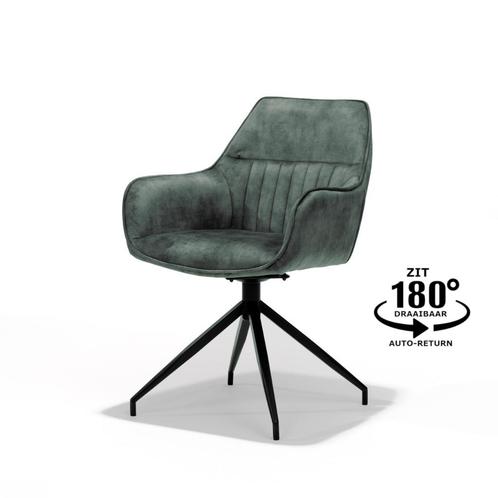 Armstoel Romeo M4 draaivoet stof aurora hunter | Webshop, Huis en Inrichting, Stoelen, Nieuw, Metaal, Stof, Overige kleuren, Ophalen of Verzenden