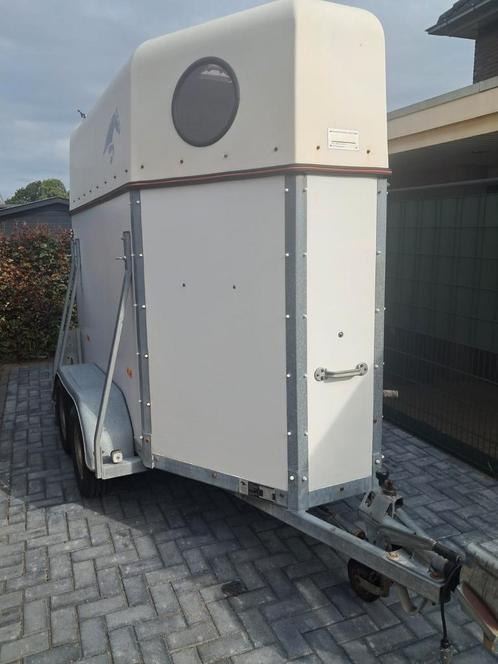 Zeer nette 1.5 paards Paradiso, Dieren en Toebehoren, Paarden en Pony's | Trailers en Aanhangwagens, Zo goed als nieuw, 1½-paards trailer