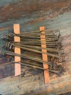 Glazenhouders rek boven bar - 17 stuks koper messing rek, Huis en Inrichting, Ophalen, Gebruikt