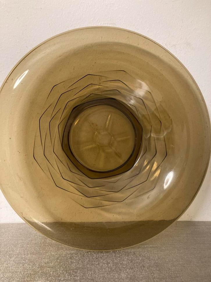 Vintage Leerdam Ananas Rookglas Schaal - 1934, Antiek en Kunst, Antiek | Schalen, Ophalen of Verzenden