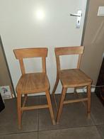 hoge houten ikea stoelen, Ophalen, Gebruikt, Overige typen