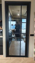 Opdek binnendeur linksdraaiend met glas 2315x880 beschadigd., Ophalen, 80 tot 100 cm, 215 cm of meer, Binnendeur