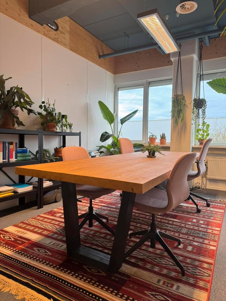 Grote tafel 3 meter, Huis en Inrichting, Tafels | Eettafels, Gebruikt, 50 tot 100 cm, 200 cm of meer, Rechthoekig, Grenenhout