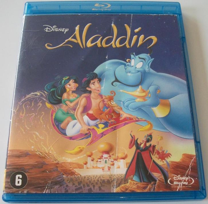 Blu-Ray *** ALADDIN *** Walt Disney Classics 34, Cd's en Dvd's, Blu-ray, Zo goed als nieuw, Tekenfilms en Animatie, Ophalen of Verzenden