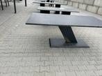 Diverse gebruikte stenen tafels aangeboden, Tuin en Terras, Ophalen, Gebruikt, Rechthoekig, Overige materialen