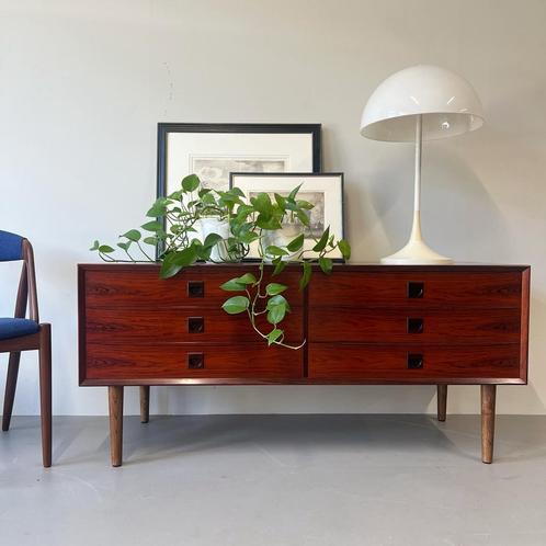 - Vintage dressoir •Brouer Denmark• -, Huis en Inrichting, Kasten | Dressoirs, Gebruikt, 100 tot 150 cm, 25 tot 50 cm, Ophalen of Verzenden