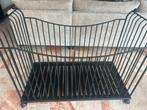 Heel mooi zwaar kinderbedje. Zwart 60/1.20, Kinderen en Baby's, Babywiegjes en Ledikanten, Ophalen of Verzenden, Zo goed als nieuw
