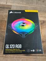 Corsair iCUE QL120 Performance RGB fan kit, Ophalen of Verzenden, Zo goed als nieuw, Luchtkoeling
