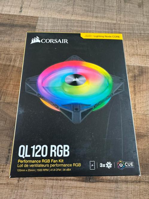 Corsair iCUE QL120 Performance RGB fan kit, Computers en Software, Computerkoelers, Zo goed als nieuw, Luchtkoeling, Ophalen of Verzenden