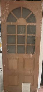 Eikenhouten stompe binnendeur; nieuw in verpakking., Ophalen, 80 tot 100 cm, Binnendeur, Nieuw