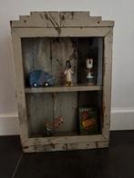 Vintage vitrine kastje, Ophalen, Minder dan 50 cm, Gebruikt, Minder dan 100 cm
