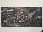 Bitcoin Schilderij op canvas doek met "wallputtie", Antiek en Kunst, Ophalen of Verzenden