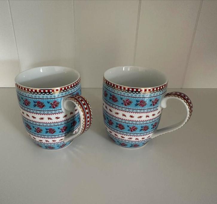 Pip Studio Mokken Set, Huis en Inrichting, Keuken | Servies, Zo goed als nieuw, Kop(pen) en/of Schotel(s), Overige stijlen, Porselein