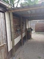 Relatief nieuwe carpoort, Tuin en Terras, Tuinhuizen, Ophalen, Zo goed als nieuw, Hout, 200 tot 400 cm