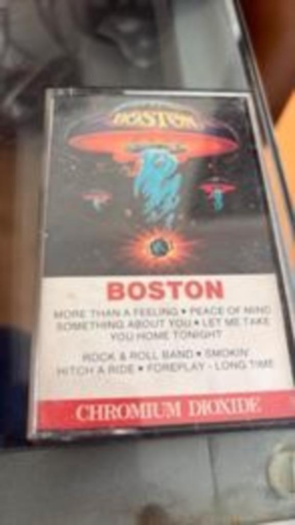 Boston muziek cassette Cro2-dolby Epic 1976 debuut album, Cd's en Dvd's, Cassettebandjes, Gebruikt, Origineel, Rock en Metal, 1 bandje