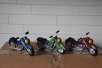 3x Kleine Polystone Chopper Motorfietsen, Ophalen of Verzenden, Gebruikt, Overige typen