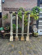 4 hele mooie oude 3-delige zuilen/pilaren uit India, Ophalen, Gebruikt, Nvt, Nvt